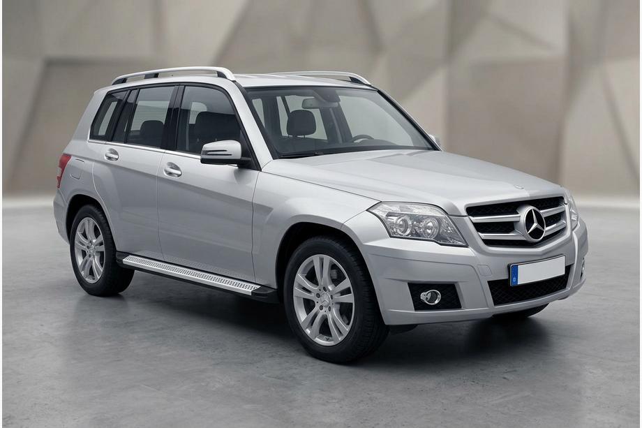 Mercedes GLK-klasse X204 2008–2015 Zijtreden Maya V2 (set van 2, aluminium) Image