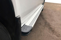 Volkswagen LT 1995–2006 Zijtreden Maya V2 (set van 2, aluminium) foto 1