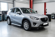 Mazda CX-5 2012–2017 Zijtreden Maya V2 (set van 2, aluminium) foto 1