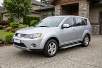 Mitsubishi Outlander 2006–2012 Zijtreden Maya V2 (set van 2, aluminium) foto 1