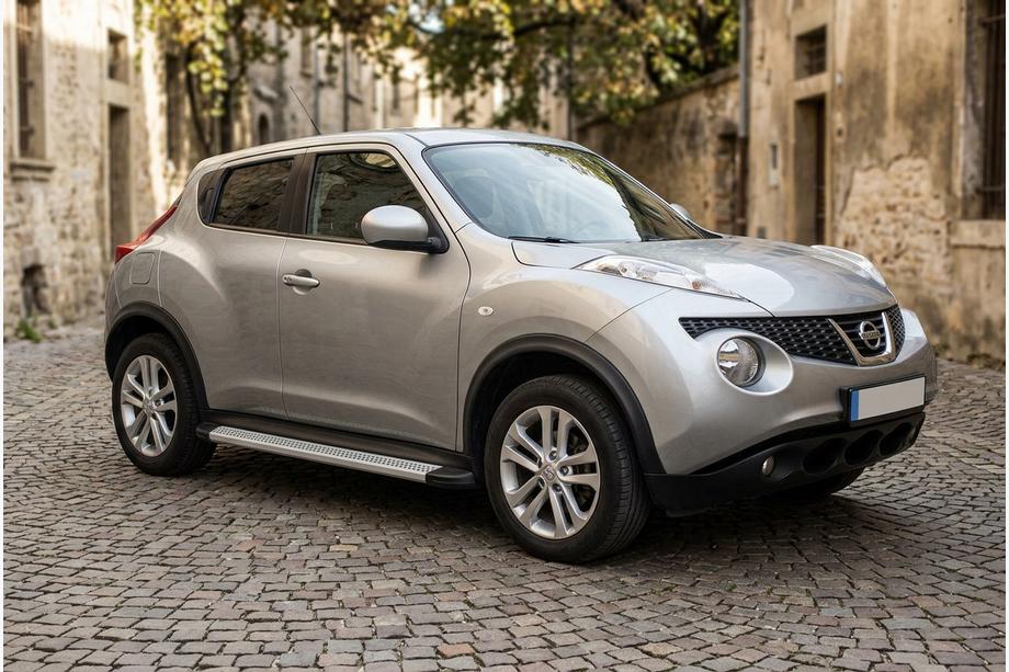 Nissan Juke 2010–2019 Zijtreden Maya V2 (set van 2, aluminium) Image