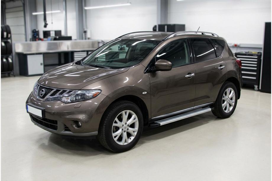 Nissan Murano 2008–2014 Zijtreden Maya V2 (set van 2, aluminium) Image