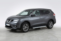 Nissan X-trail T32/Rogue 2014–2021 Zijtreden Maya V2 (set van 2, aluminium) foto 1