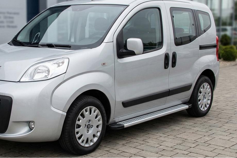 Peugeot Bipper 2008–2017 Zijtreden Maya V2 (set van 2, aluminium) Image