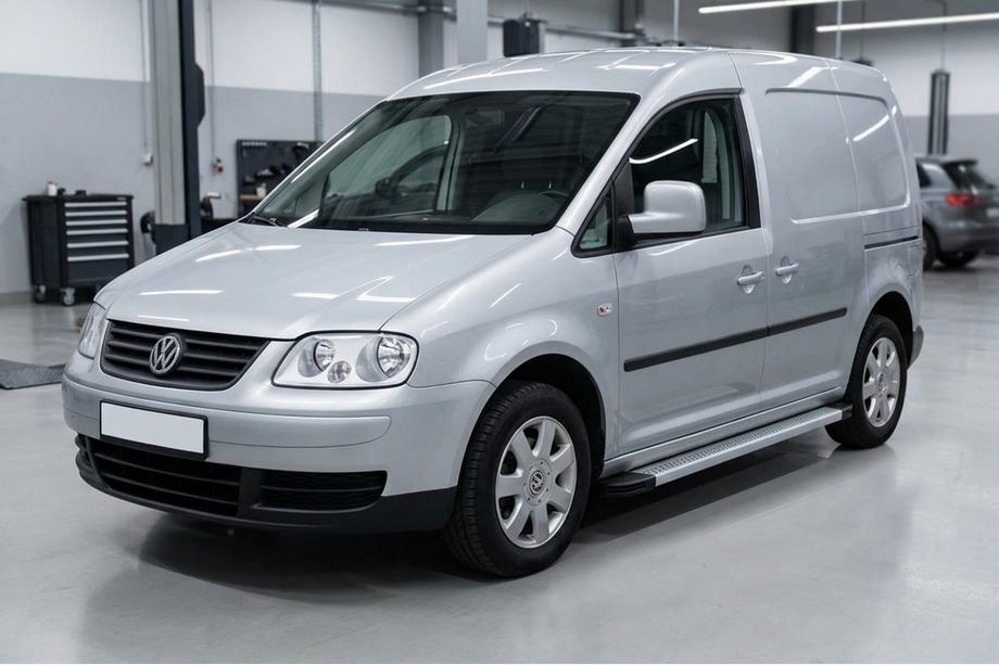 Volkswagen Caddy 2004–2010 Zijtreden Maya V2 (set van 2, aluminium) Standaard basis Image