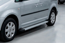 Volkswagen Caddy 2010–2015 Zijtreden Maya V2 (set van 2, aluminium) foto 1