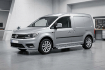 Volkswagen Caddy 2015–2020 Side steps Maya V2 (2 stuks, aluminium) Standaard basis foto 1
