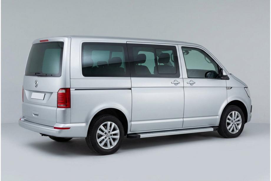 Volkswagen T6 2015–2024 Zijtreden Maya V2 (set van 2, aluminium) Korte wielbasis Foto 1