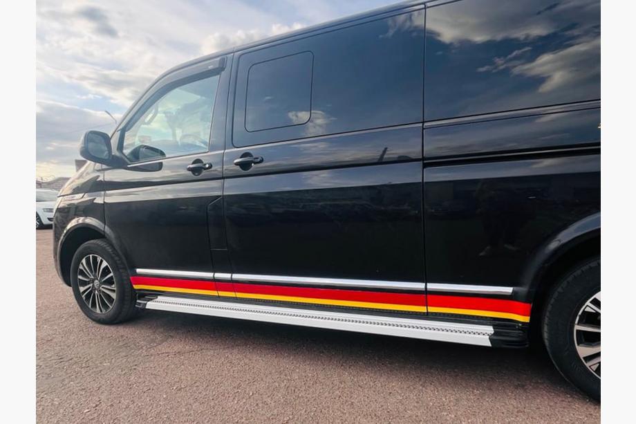 Volkswagen T6 2015–2024 Zijtreden Maya V2 (set van 2, aluminium) Korte wielbasis Foto 7