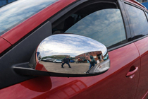 Renault Megane III 2009–2016 RVS spiegelkappen (2 stuks) Carmos - Turks staal foto 1