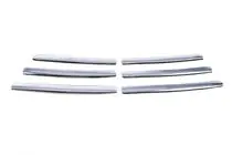 Renault Trafic 2001–2015 Radiateurgrille sierlijsten 2007-2015 (6-delig, RVS) foto 5