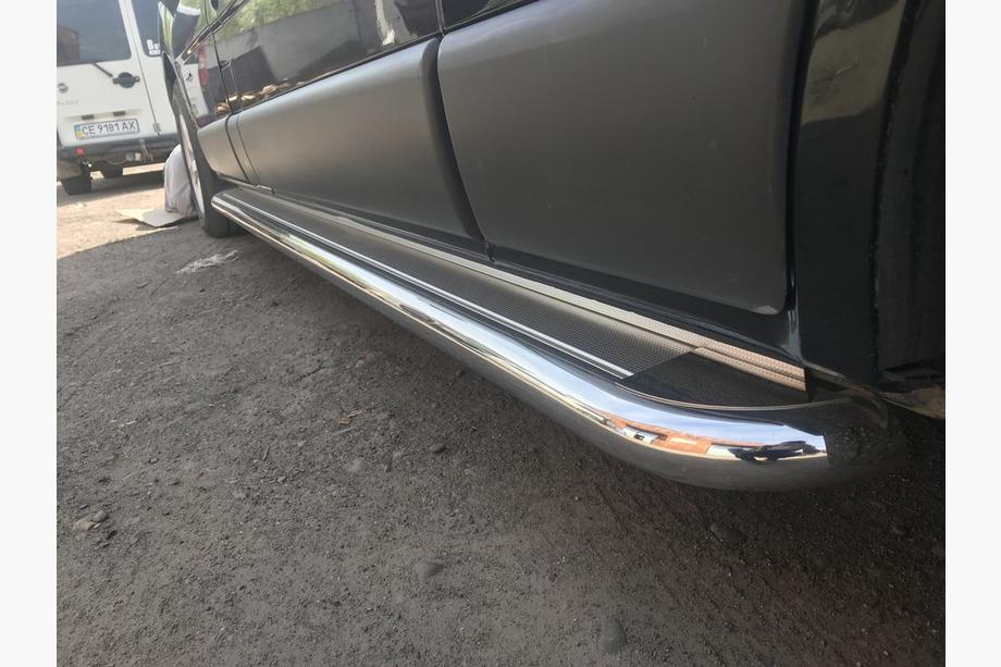 Renault Trafic 2001–2015 Premium side steps (2 st., RVS) 60 mm, korte wielbasis Image