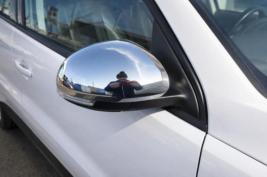 Seat Alhambra 2010– Spiegelkappen (set 2 st., RVS) Image