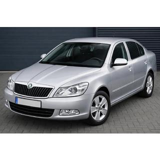 RVS spiegelkappen (set van 2) Skoda Octavia II A5 2006–2010 foto 1
