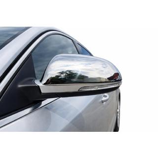 RVS spiegelkappen (set van 2) Skoda Octavia II A5 2010–2013 foto 1