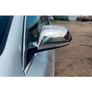 RVS spiegelkappen (set van 2) Skoda Octavia II A5 2010–2013 foto 4