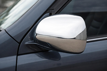 Toyota Land Cruiser Prado 120 2002–2009 RVS spiegelkappen (set van 2) Carmos - Turks staal foto 1