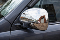 Toyota Land Cruiser Prado 120 2002–2009 RVS spiegelkappen (set van 2) Carmos - Turks staal foto 7