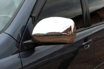 Toyota Land Cruiser Prado 120 2002–2009 RVS spiegelkappen (set van 2) Carmos - Turks staal foto 5