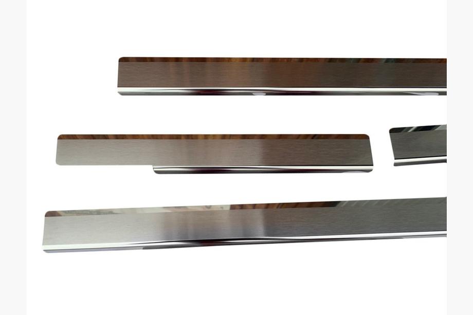 Toyota Land Cruiser Prado 120 2002–2009 Nataniko RVS dorpellijsten (set van 4) Foto 2