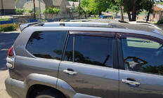 Toyota Land Cruiser Prado 120 2002–2009 Turkse chromen dakrails Kunststof voetjes foto 2