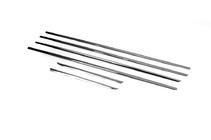 Toyota Land Cruiser Prado 150 2009–2023 RVS raamomlijsting set (6 stuks) Carmos - Turks staal foto 4