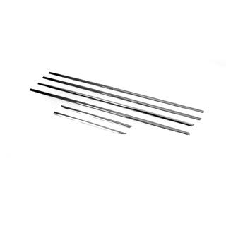 RVS raamomlijsting set (6 stuks) Toyota Land Cruiser Prado 150 2009–2023 foto 4