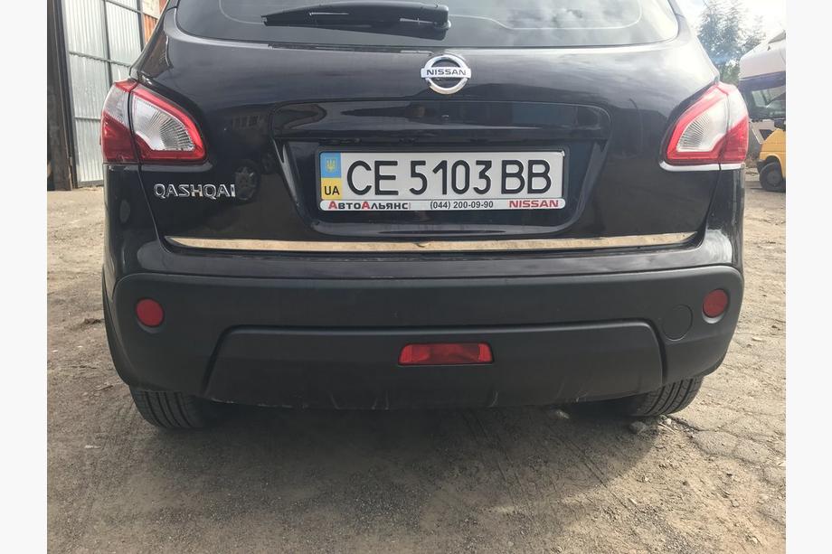 Nissan Qashqai 2010–2014 RVS randlijst voor kofferklep Carmos - Turks staal Foto 3