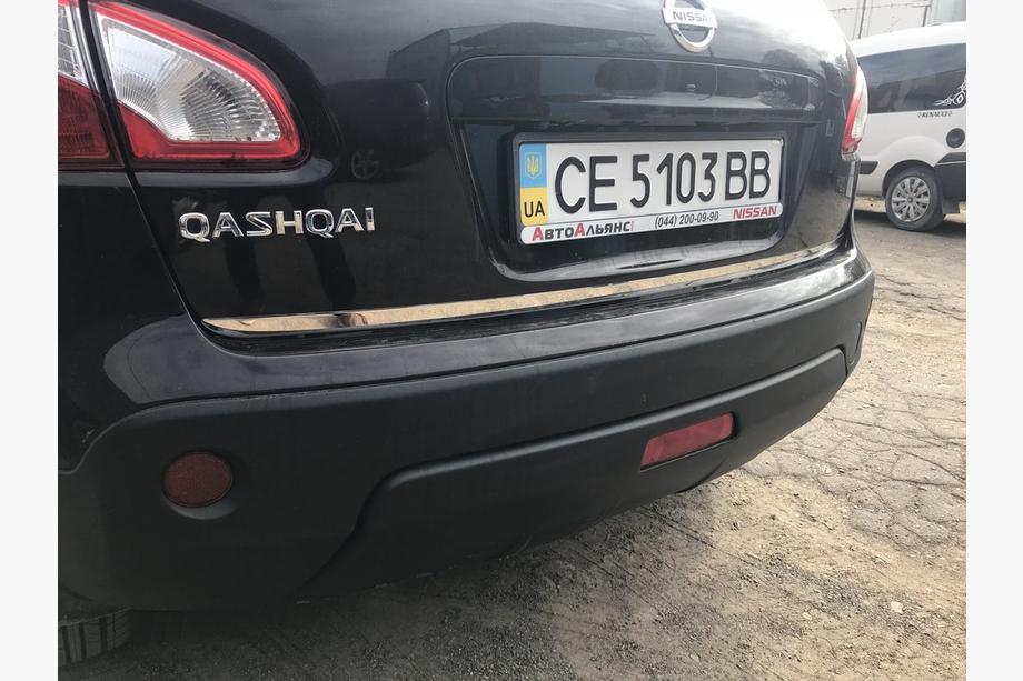 Nissan Qashqai 2010–2014 RVS randlijst voor kofferklep Carmos - Turks staal Foto 4