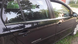 Volkswagen Golf 5 2003–2009 Buitenste raamomlijsting (4-delig, RVS) foto 3