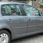 Volkswagen Golf 5 2003–2009 Buitenste raamomlijsting (4-delig, RVS) foto 1
