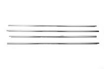 Volkswagen Passat B6 2006–2012 Onderste raamlijsten (4 stuks, RVS) Carmos - Turks staal foto 2