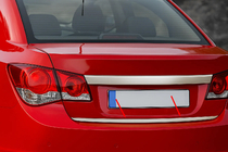 Chevrolet Cruze 2009–2015 RVS kofferbakrandbeschermer Sedan, Carmos - Turks staal foto 2