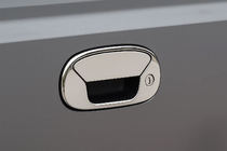 Fiat Doblo I 2005–2010 RVS afdekking voor achterklepgreep foto 1