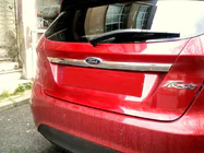 Ford Fiesta 2008–2017 Chromen strip boven kenteken (RVS) foto 1