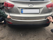 Hyundai IX-35 2010–2015 RVS kofferbakrand OmsaLine - Italiaans roestvrij staal foto 3