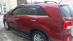 Kia Sorento II XM 2009–2014 RVS raamomlijsting set (6 stuks) foto 8