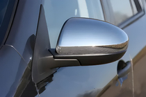 Mazda 3 2009–2013 Spiegelkappen set (2 stuks) Gepolijst roestvrij staal foto 1