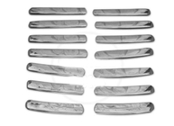 Mitsubishi L200 2006–2015 Sierlijsten voor radiateurgrille (14-delig, RVS) foto 3