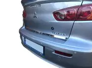 Mitsubishi Lancer X 2008– RVS kofferbakrandlijst foto 1