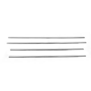 Raamomlijsting (4 stuks, RVS) Mitsubishi Pajero Wagon IV 2006–2021 foto 3