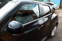 Nissan Juke 2010–2019 Raamomlijsting (4-delig, RVS) foto 2