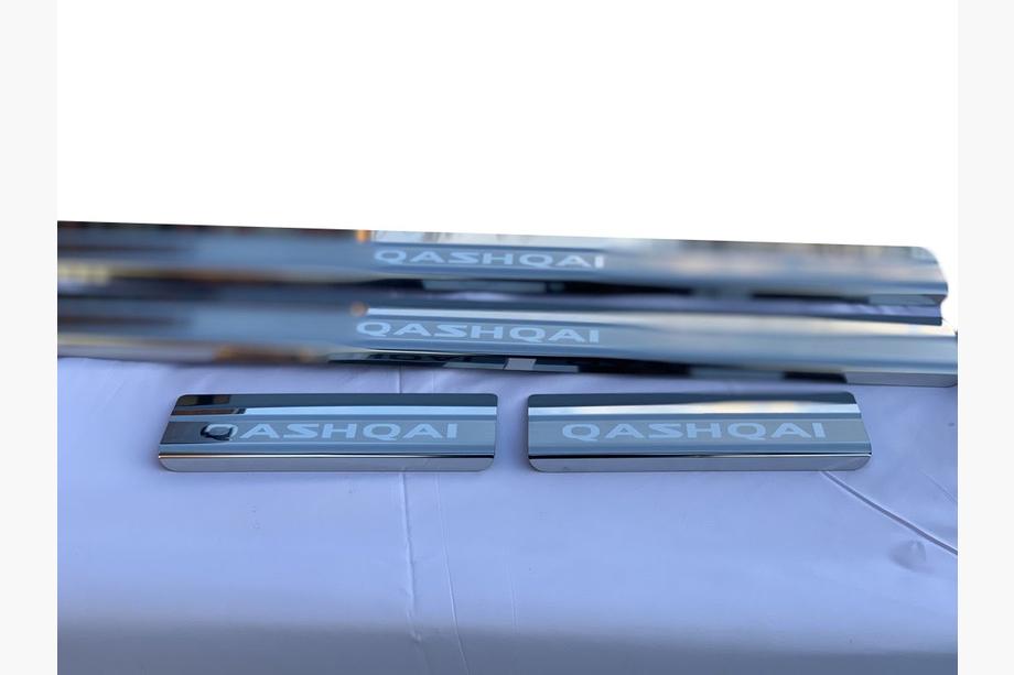 Nissan Qashqai 2010–2014 Nataniko RVS dorpellijsten (set van 4) Premium - 3M tape, 0,8 mm Foto 4