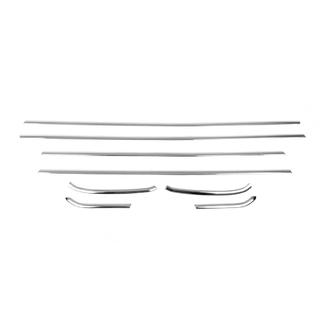 Onderste raamomlijsting set (Hatchback, 8-delig, RVS) Opel Astra J 2009–2015 foto 2