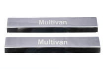 Volkswagen T5 2010–2015 Chromen dorpellijsten LASER (set 2 stuks) Multivan foto 2