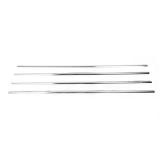 Raamomlijsting (4 stuks, RVS) Skoda Rapid 2012–2019 foto 2