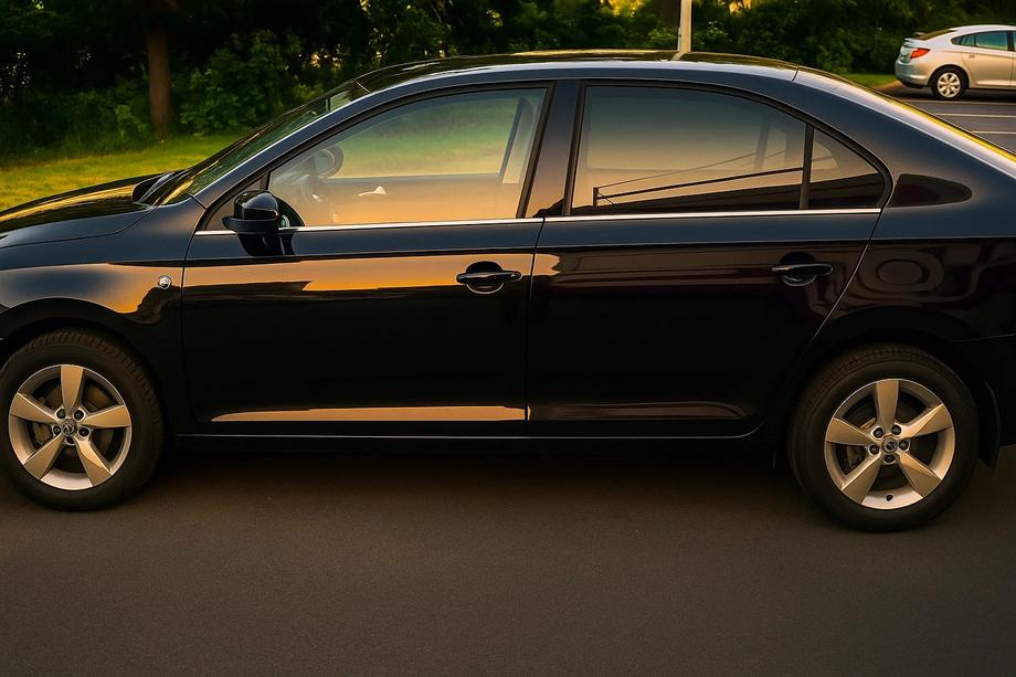 Skoda Rapid 2012–2019 Raamomlijsting (4 stuks, RVS) Image