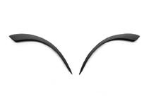 Renault Kangoo 1998–2008 Koplampwimpers (2 stuks, zwart ABS) (2003-2008) Mat zwart foto 5