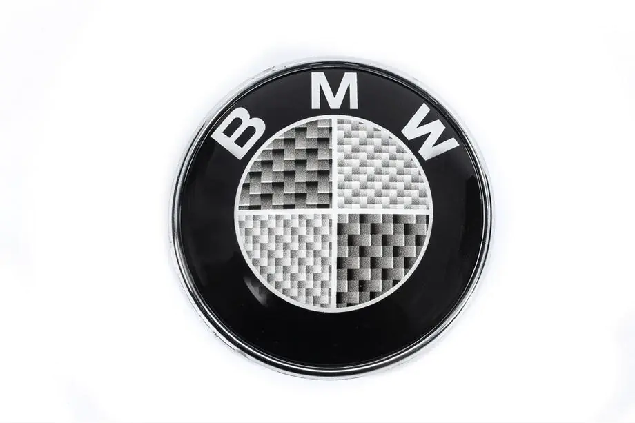 BMW 5 Serie E34 1988–1995 Carbon embleem, Turkije (82 mm) Foto 3