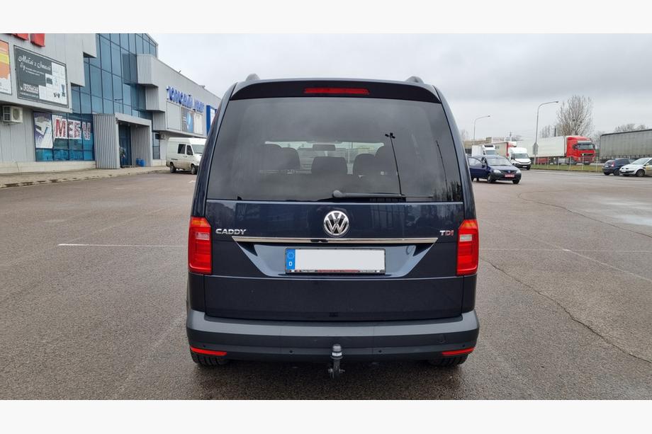 Volkswagen Caddy 2015–2020 RVS sierlijst boven kentekenplaat (1-deurs) Image
